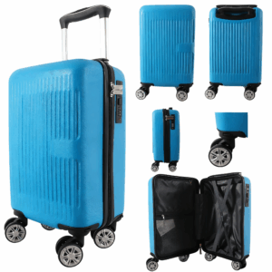 T-HC-US-1631 BLUE RYANAIR TRAVEL TROLLEY SUITCASE