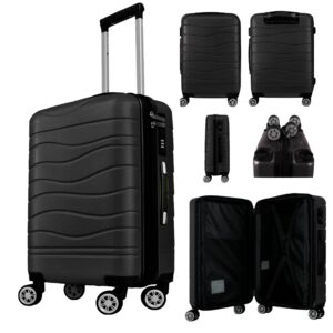 T-HC-US-1826 BLACK EASYJET TRAVEL CABIN TROLLEY SUITCASE