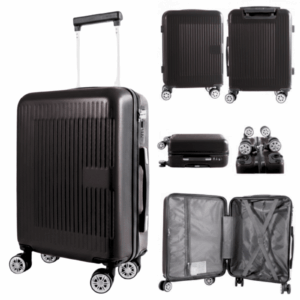 T-HC-US-1831 BLACK UNDERSEAT CABIN-SIZE EASYJET TROLLEY SUITCASE