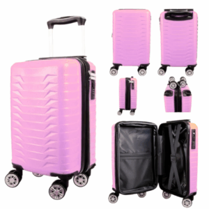 T-HC-US-1627 PINK 15.7'' UNDER-SEAT CABIN-SIZE TRAVEL TROLLEY