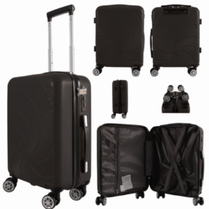 T-HC-US-1833 BLACK EASYJET TRAVEL CABIN TROLLEY SUITCASE