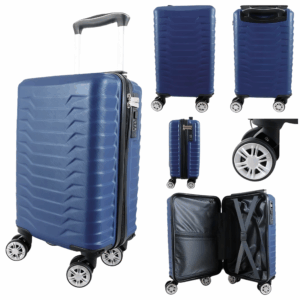 T-HC-US-1627 NAVY 15.7'' UNDER-SEAT CABIN-SIZE TRAVEL TROLLEY