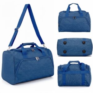 TB-17 NAVY UNDERSEAT HOLDALL UNISEX CABIN BAG W/ADJUSTABLE STRAP