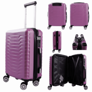 T-HC-US-1827 DARK PURPLE CABIN-SIZE EASYJET TROLLEY SUITCASE