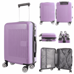 T-HC-US-1831 PURPLE UNDERSEAT CABIN-SIZE EASYJET TROLLEY SUITCAS