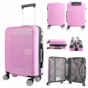 T-HC-US-1831 PINK UNDERSEAT CABIN-SIZE EASYJET TROLLEY SUITCAS