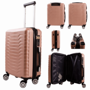 T-HC-US-1827 R-GOLD CABIN-CASE EASYJET TRAVEL TROLLEY SUITCASE