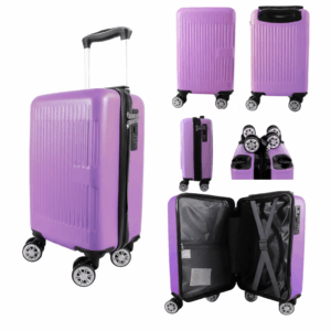 T-HC-US-1631 PURPLE RYAN AIR CABIN-SIZE TROLLEY SUITCASE