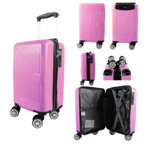T-HC-US-1631 PINK RYAN AIR CABIN-SIZE TROLLEY SUITCASE
