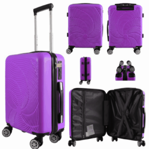T-HC-US-1833 DARK PURPLE EASYJET TRAVEL CABIN TROLLEY SUITCASE