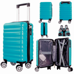 T-HC-US-1628 TEAL RYANAIR CABIN-SIZE TRAVEL TROLLEY