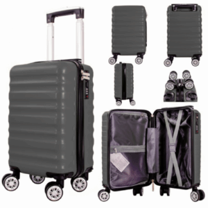 T-HC-US-1628 DARK GREY 15.7'' UNDER-SEAT CABIN-SIZE TROLLEY