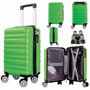 T-HC-US-1628 LIME GREEN 15.7'' UNDER-SEAT CABIN-SIZE TROLLEY