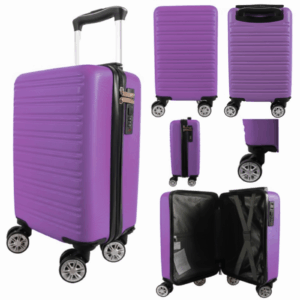 T-HC-US-1632 DARK PURPLE RYAN AIR CABIN-SIZED TROLLEY SUITCASE