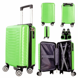 T-HC-US-1627 LIME GREEN 15.7'' UNDER-SEAT CABIN-SIZE TROLLEY