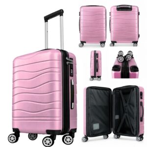 T-HC-US-1826 PINK EASYJET TRAVEL CABIN TROLLEY SUITCASE