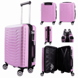 T-HC-US-1827 PINK CABIN-CASE EASYJET TRAVEL TROLLEY SUITCASE