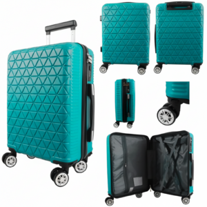 T-HC-US-1827 TEAL CABIN-CASE EASYJET TRAVEL TROLLEY SUITCASE