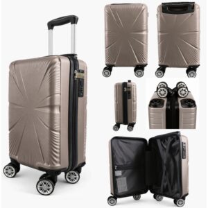 T-HC-US-1629 DARK GREY UNDER-SEAT CABIN-SIZE TRAVEL TROLLEY