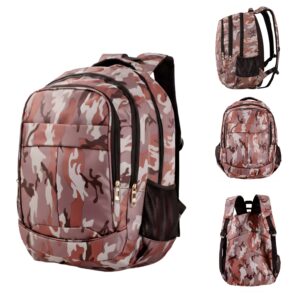 BP-110 CAMOUFLAGE BLACK/WHITE 18'' BACKPACK