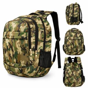 BP-110 CAMOUFLAGE ARMY GREEN 18'' BACKPACK