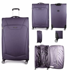 T-SC-02 DARK NAVY 32'' TRAVEL TROLLEY SUITCASE