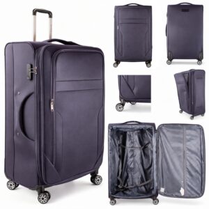 T-SC-03 D.NAVY 32'' TRAVEL TROLLEY SUITCASE