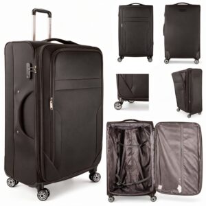 T-SC-03 BLACK 32'' TRAVEL TROLLEY SUITCASE