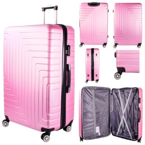 T-HC-10 PINK 32'' TRAVEL TROLLEY SUITCASE