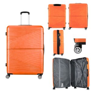 T-HC-12 ORANGET  TRAVEL TROLLEY Hard Shell Cabin Cases 28