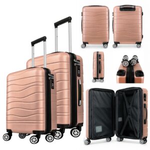 T-HC-US-1626 ROSE GOLD SET OF 2 RYAN AIR, ALSO OVERHEAD CABIN-SI