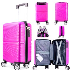 T-HC-US-1611 DARK PURPLE 15.7'' UNDER-SEAT CABIN-SIZE SUITCASE
