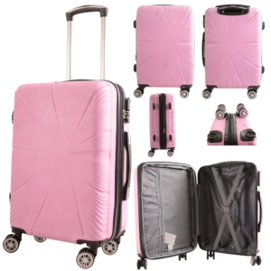 T-HC-CABIN-2029 PINK CABIN-SIZE TRAVEL TROLLEY