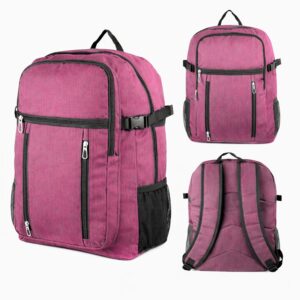 BP-129 DARK PINK EASYJET TRAVEL BACKPACK