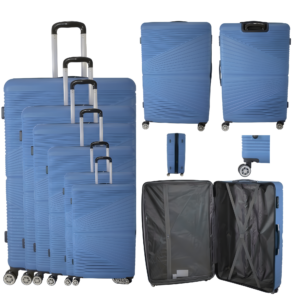 T-HC-612 ROYAL BLUE TRAVEL TROLLEY SET OF 6
