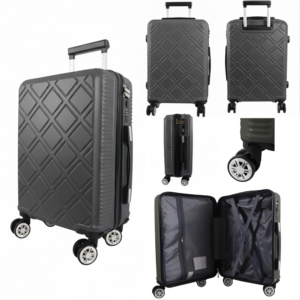 T-HC-US-1830 D-GREY CABIN-SIZE EASYJET TRAVEL TROLLEY SUITCASE
