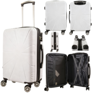 T-HC-CABIN-2029 WHITE CABIN-SIZE TRAVEL TROLLEY
