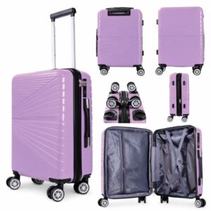 T-HC-US-1811 PURPLE UNDERSEAT CABIN-SIZE EASYJET TROLLY SUITCASE