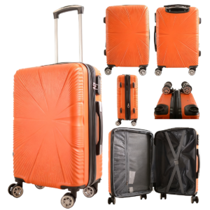T-HC-CABIN-2029 Orange CABIN-SIZE TRAVEL TROLLEY