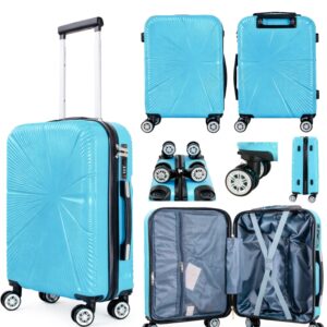 T-HC-US-1829 TEAL CABIN-SIZE EASYJET UNDERSEAT TRAVEL TROLLEY SU
