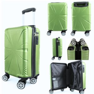 T-HC-US-1629 LIME GREEN RYAN AIR UNDER-SEAT CABIN-SIZE TRAVEL TR
