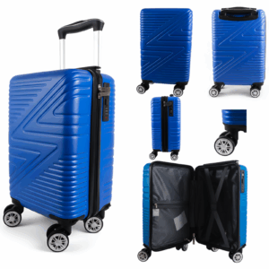 T-HC-US-1624 ROYAL BLUE RYAN AIR CABIN-SIZED TRAVEL TROLLEY SUIT