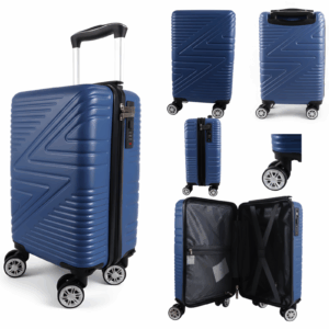 T-HC-US-1624 NAVY RYAN AIR CABIN-SIZED TRAVEL TROLLEY SUITCASE