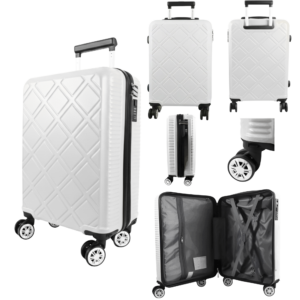 T-HC-US-1630 WHITE RYAN AIR CABIN-SIZED TROLLEY SUITCASE