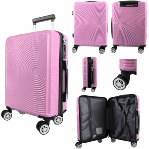 T-HC-US-1830 PINK CABIN-SIZE EASYJET TRAVEL TROLLEY SUITCASE