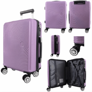 T-HC-US-1830 PURPLE CABIN-SIZE EASYJET TRAVEL TROLLEY SUITCASE