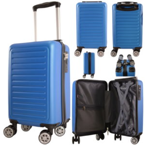 T-HC-US-1615 ROYAL BLUE UNDER-SEAT CABIN-SIZE TRAVEL TROLLEY