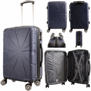 T-HC-CABIN-2029 NAVY CABIN-SIZE TRAVEL TROLLEY