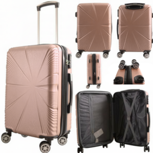 T-HC-CABIN-2029 ROSE GOLD CABIN-SIZE TRAVEL TROLLEY
