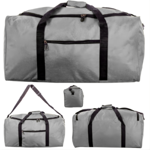 TB-65 GREY LARGE 72L HOLDALL TRAVEL BAG